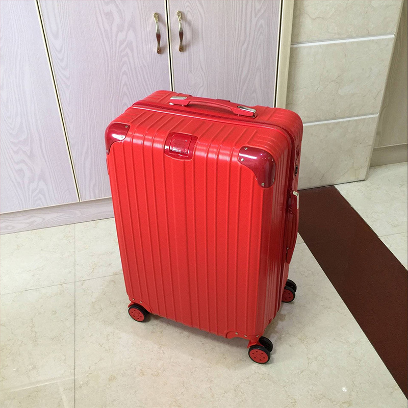 Dowry Luggage Wedding Travel Suitcase Bridal Dowry Wedding Leather Case Wedding Wedding Wedding Password Suitcase Red Trolley Case