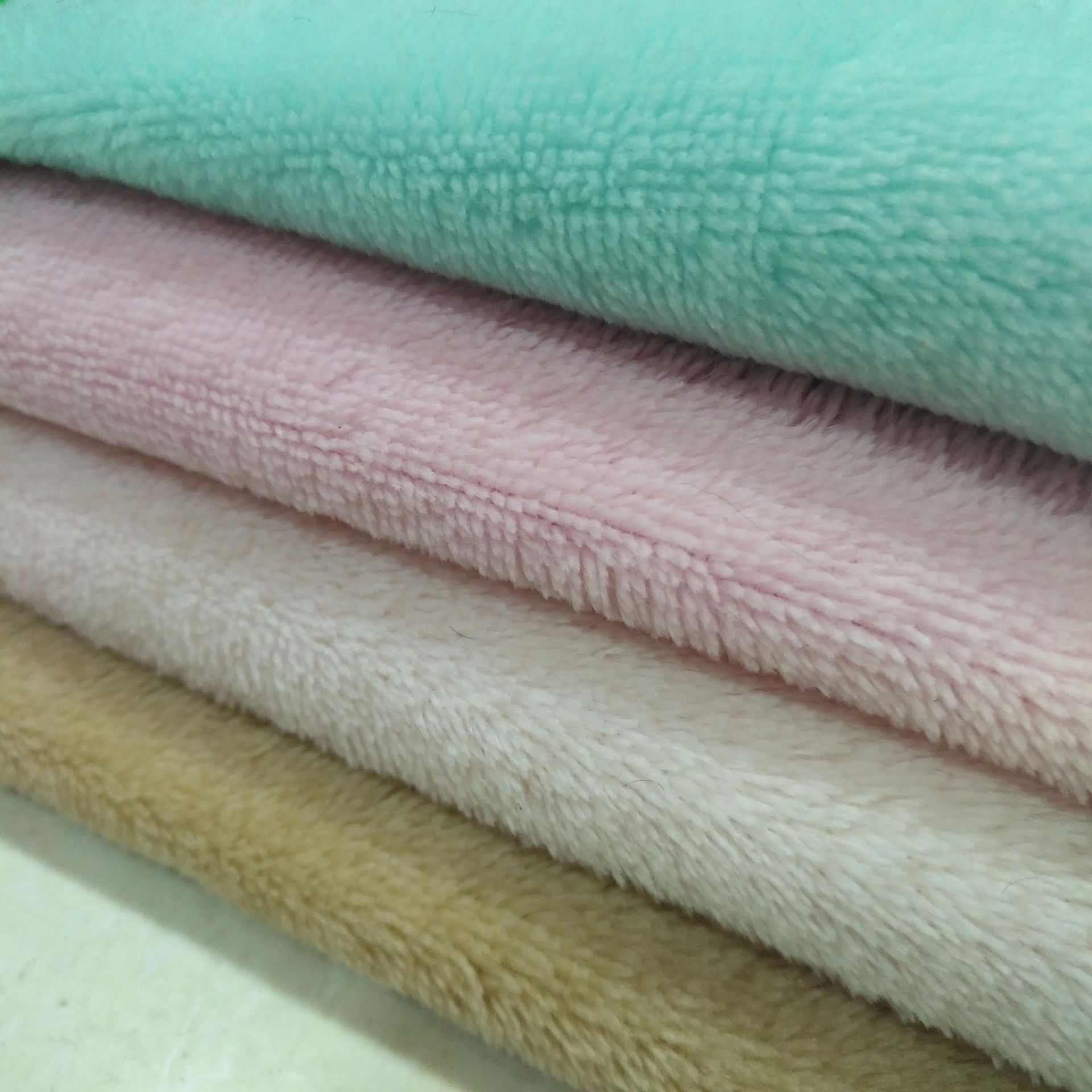 现货 220g双面法兰绒 双面珊瑚绒 秋冬睡衣家居服毛毯针织面料