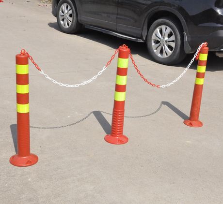 厂家供应塑料弹立柱 70防撞反光柱 pu弹性警示柱 道路隔离桩