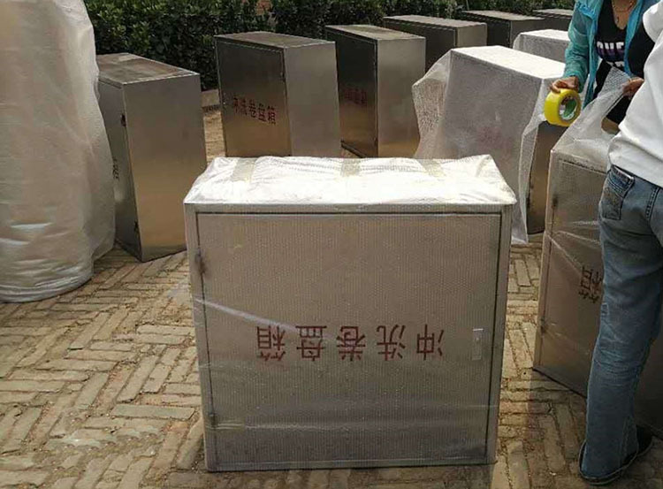 厂家订做 304不锈钢冲洗卷盘箱 煤场 栈桥冲洗器 冲洗水栓箱