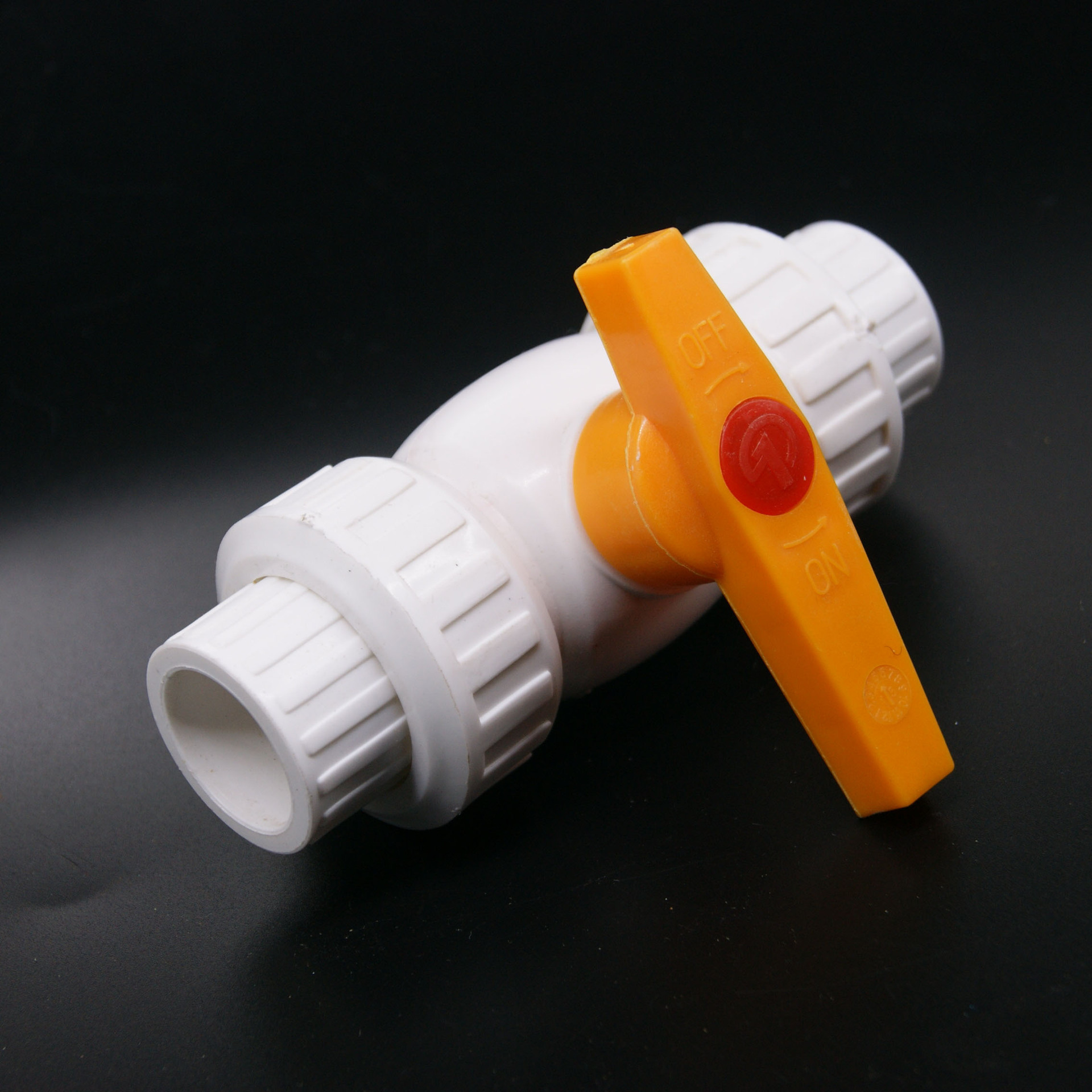 厂家供应ppr钢芯双活接塑料球阀ppr焊接塑料球阀 热熔钢芯球阀