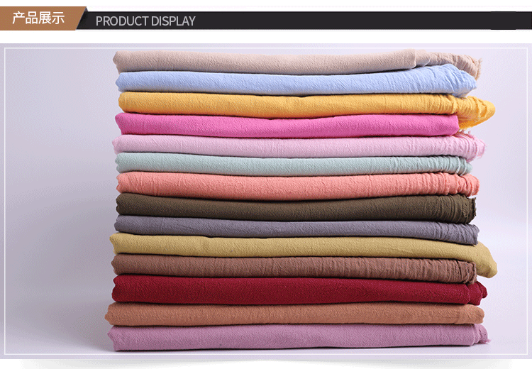 20*60水洗棉布料 全棉绉布 唐装中国风面料 砂洗棉家纺家居布料