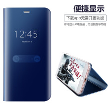 小米13手机壳立体智能皮套pocoF5Pro红米note12翻盖镜面11k60适用