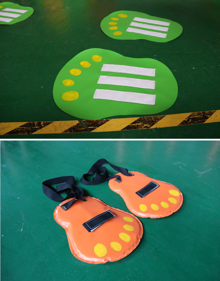 趣味运动会脚踏实地 快乐大脚鞋户外游戏拓展道具大脚丫 手提巨鞋