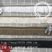 G611韩国织带DIY小香风小格子流苏花边服装辅料花边厂家直销花边