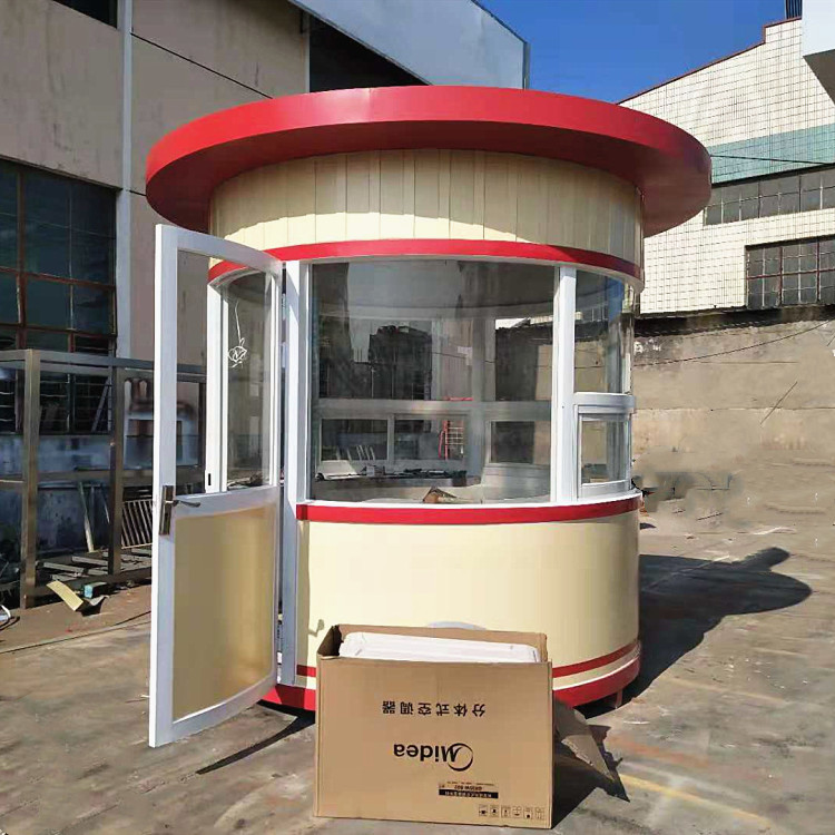 圆形售货亭厂家直销 便民服务亭定制 便民售卖亭 成品服务亭图片