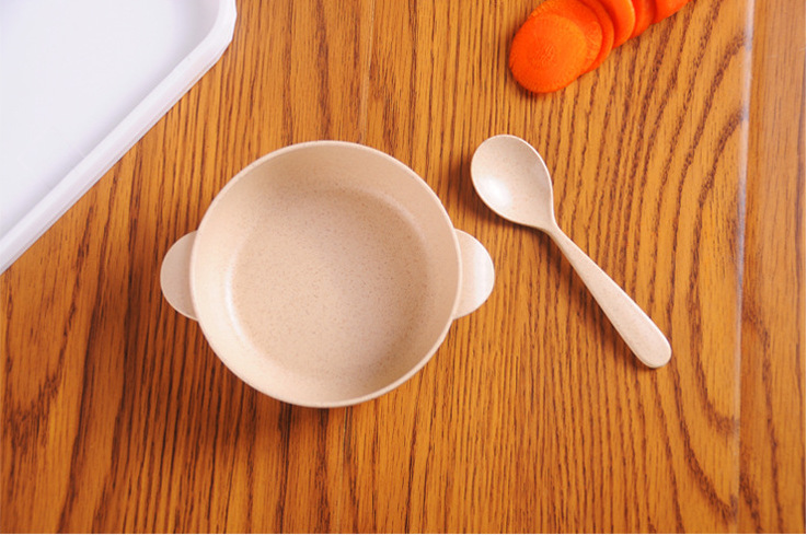 小麦秸秆环保餐具产品 创意礼品套装240ml秸秆 儿童餐具 家居产品