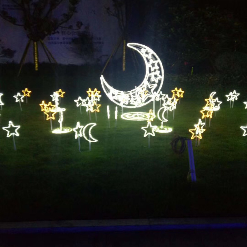 led造型灯户外大雁发光防水景观公园亮化中秋节日灯光节造型灯