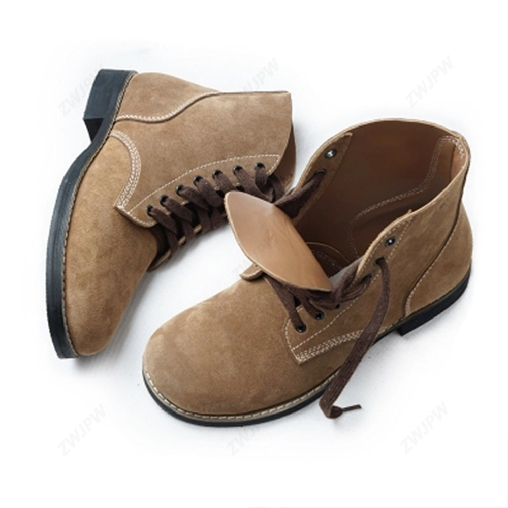 二战美军靴m1943短靴usmc海军陆战队鞋陆军鞋翻毛