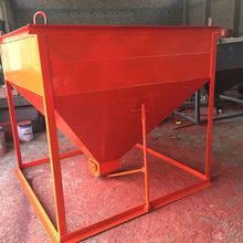5立方混凝土料斗 方形装砂浆污泥塔基料斗 可定制叉车专用