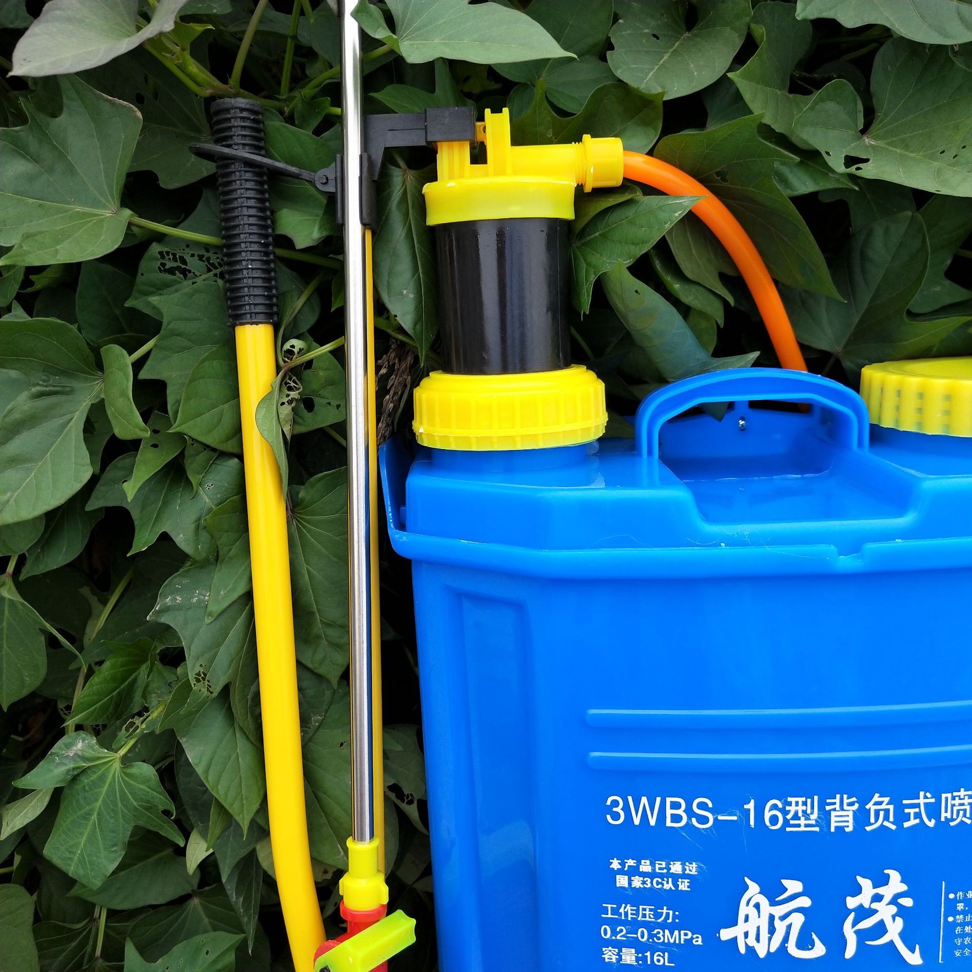 八角手压喷雾器手动气压农用果树背负式打农药园林喷雾器喷药