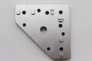 厂家定制铝型材脚轮蹄脚安装铝板通用铝板 通用板 五金配件产品