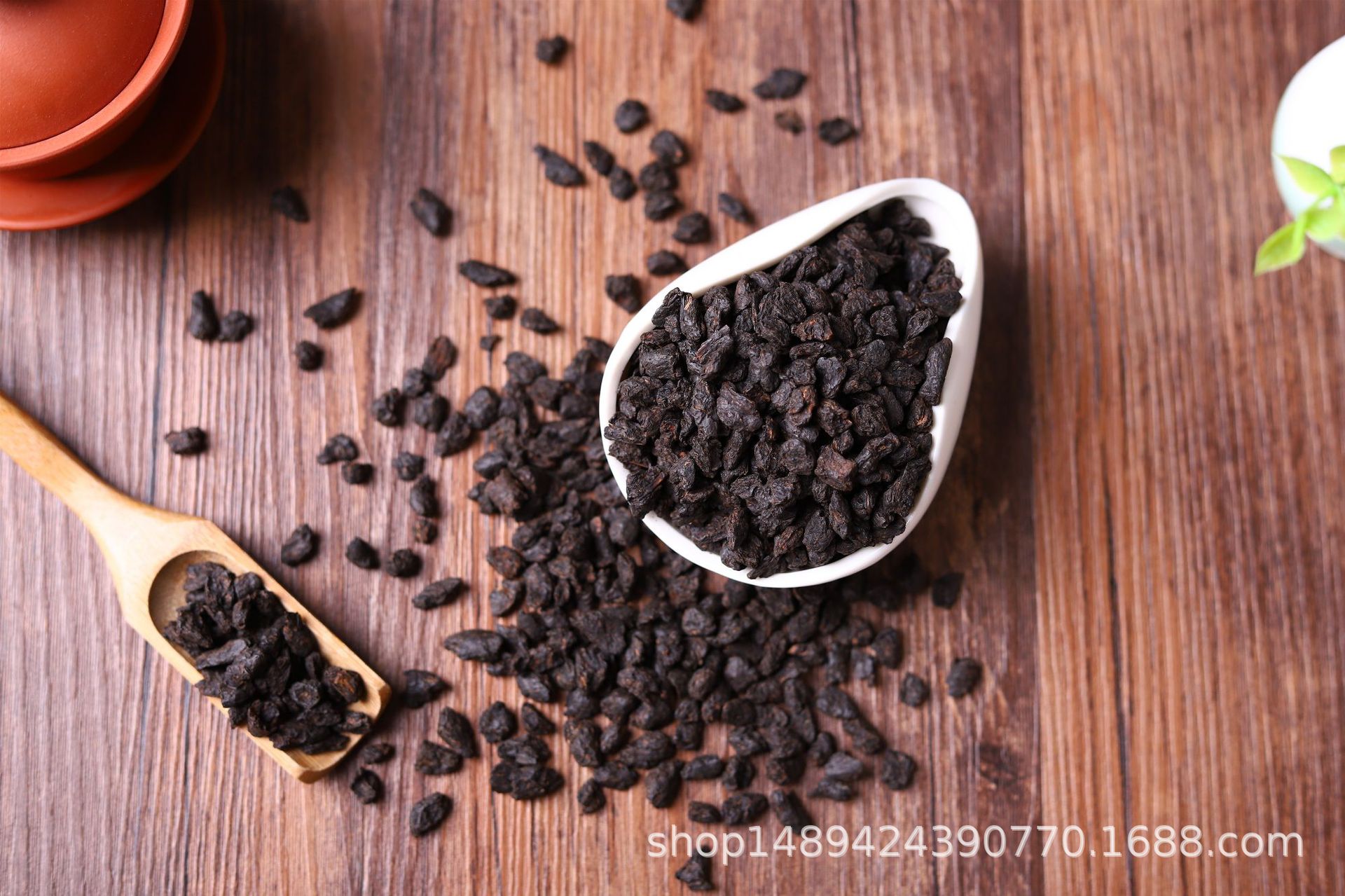 批发 普洱茶 茶化石碎银子 糯米香味普洱熟茶400g礼盒装 厂家直销