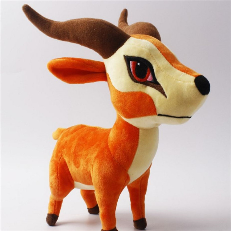 厂家定制吉祥物卡通图毛绒玩具公司活动礼品藏羚羊公仔
