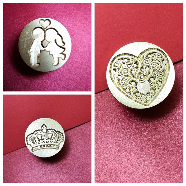 火漆蜡印章复古印爱心皇冠信封明信片礼物封蜡口印单章 批发零售