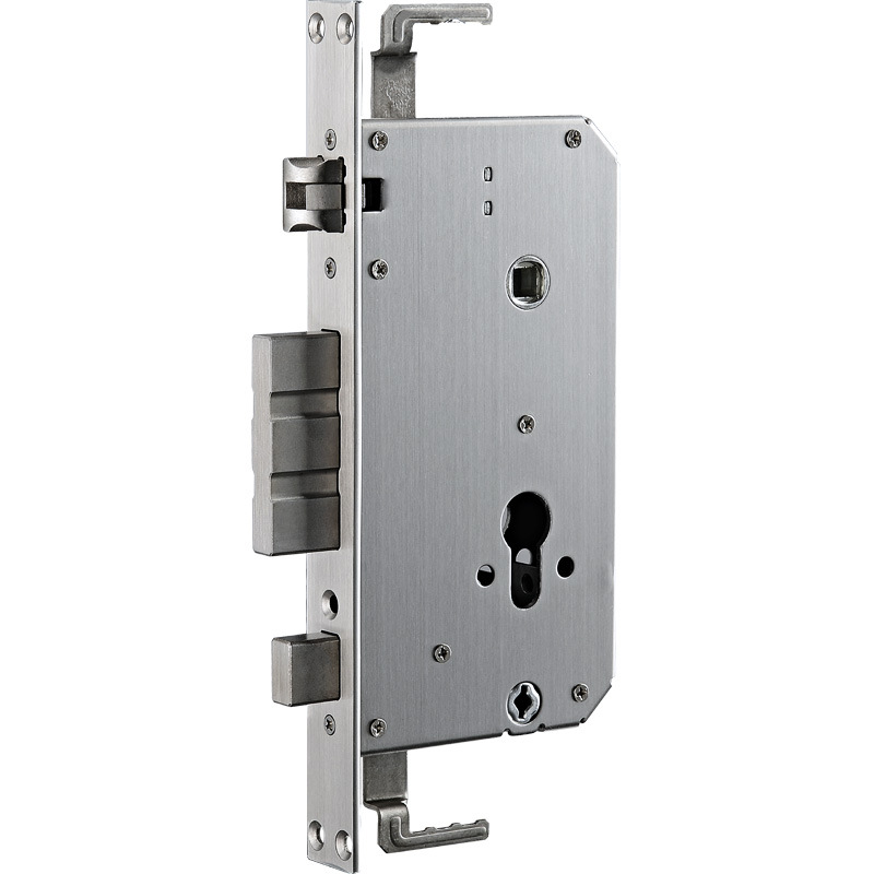 304不锈钢自动反锁懒人锁体防盗门锁体自碰锁防插自弹门锁体霸王