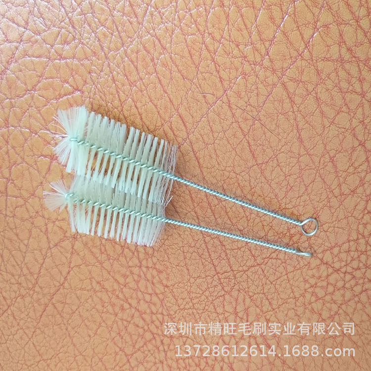 厂家直销多功能清洁刷管道尼龙毛刷环保卫生瓶子刷加工定制旋转刷