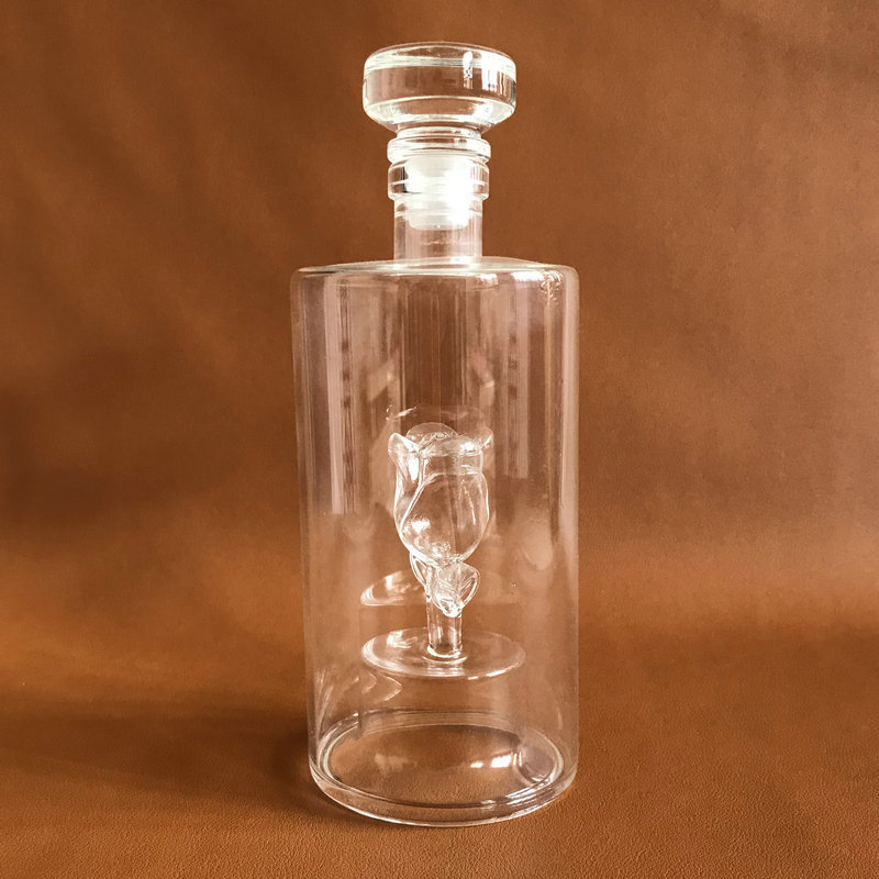高硼硅玻璃1斤礼品酒瓶空酒瓶销售玻璃瓶透明500ml装白酒空酒瓶