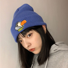 日本代购买的champion冠军针织帽.正红色.均码.