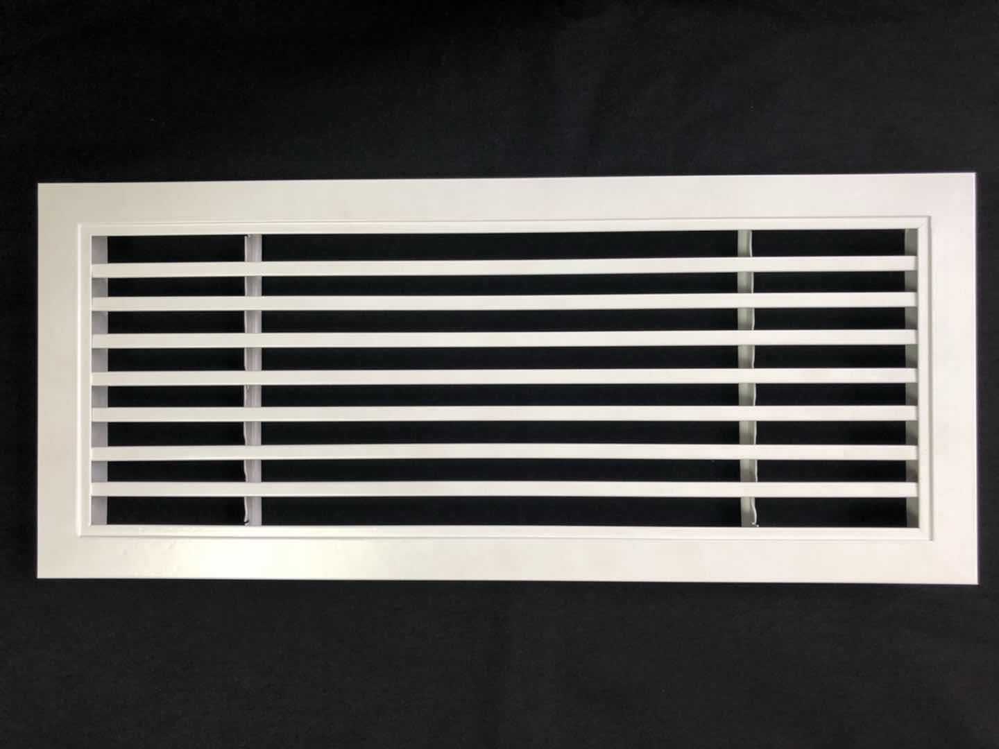 厂家直销铝合金线条型出风口装饰风口0度叶片