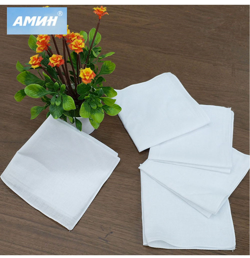 现货款29*29cm纯棉纯白手帕 白色手绢 环保diy 可涂鸦定制logo