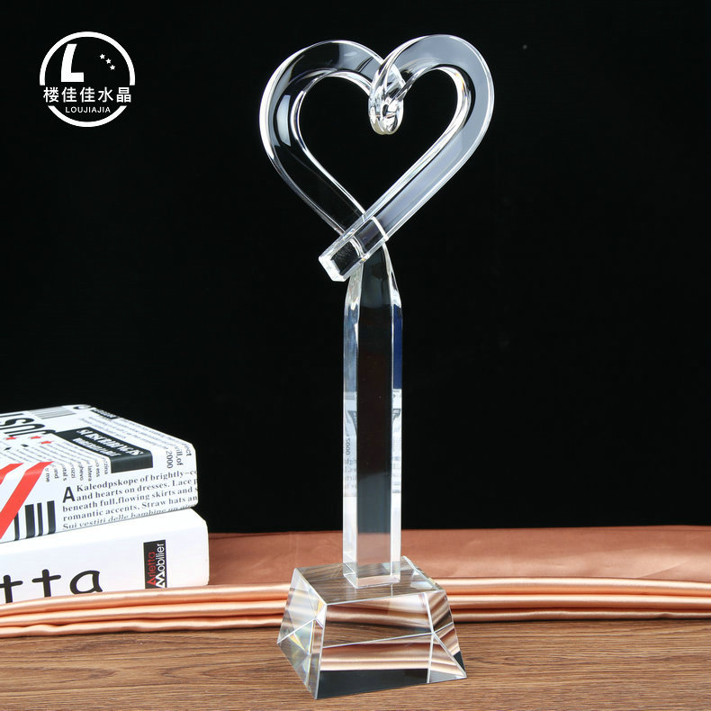 厂家直销感动中国水晶奖杯k9水晶工艺品年会奖品定制一件代发包邮