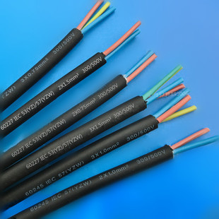 0.75平方三芯橡胶线