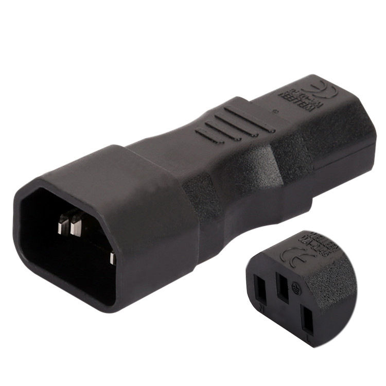 pdu服务器转换插头ups iec320-c14 to c13 c14转c13 品字公转母