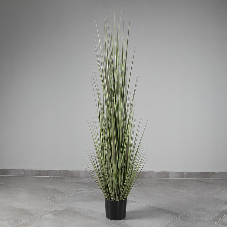 in Stock Wholesale Nordic Large Floor Pampas Grass Grass Pot Shopping Window Layout Fake Flower Ornaments