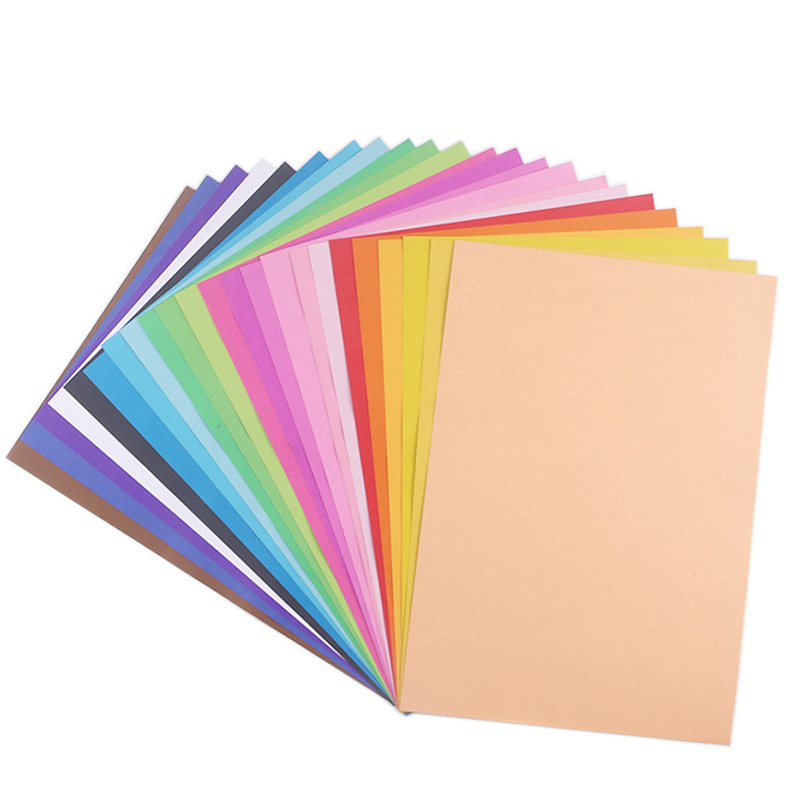 8开8k 200克彩色硬卡纸 绘画 装饰 diy手工多色200g幼儿园卡纸