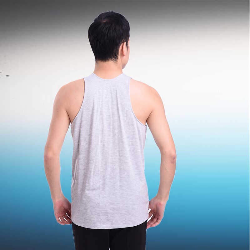 中老年内衣男士纯棉跨栏背心加肥加大老头汗衫夏季薄款