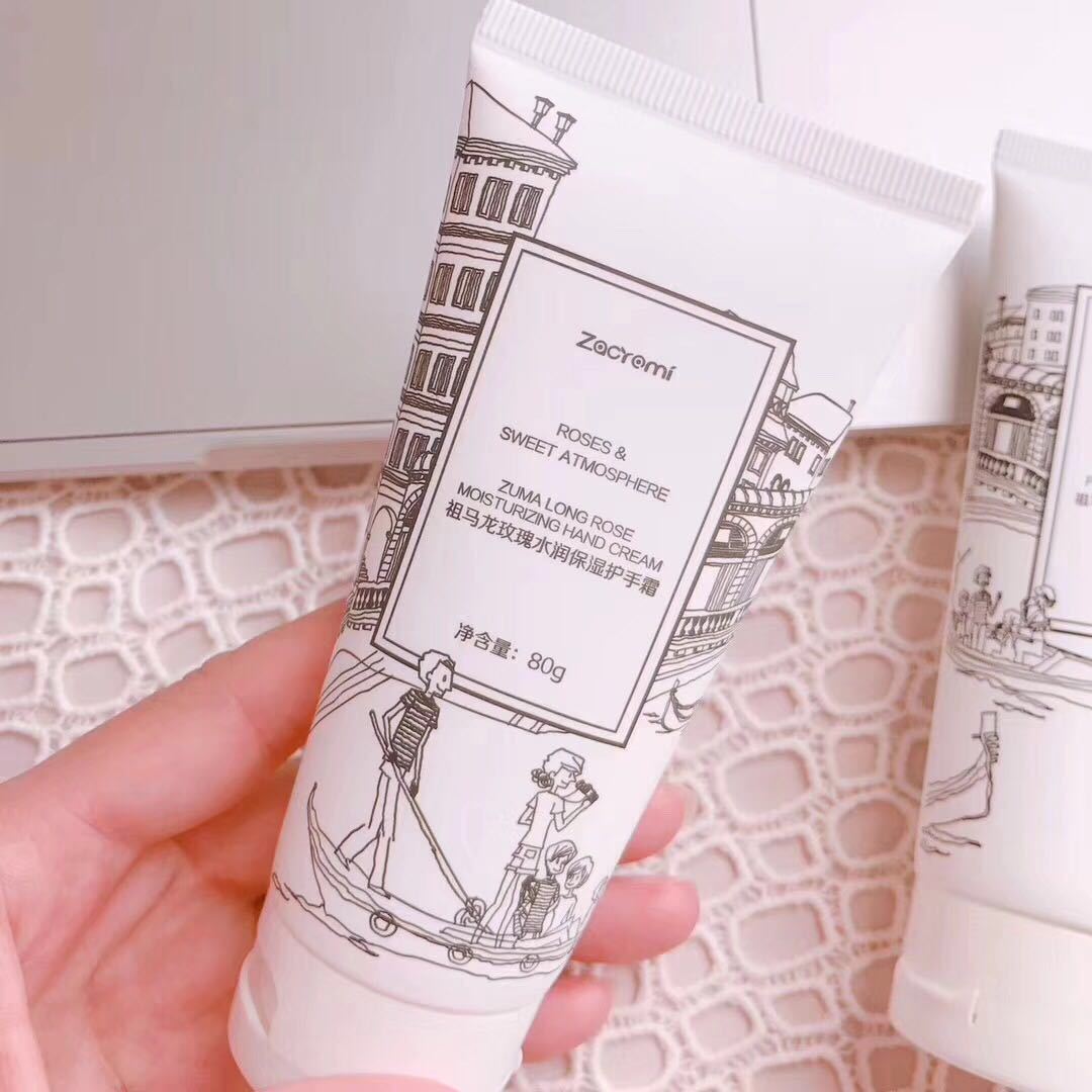 植春美 祖马龙 小苍兰 香氛修护护手霜80克 保湿补水 防干裂