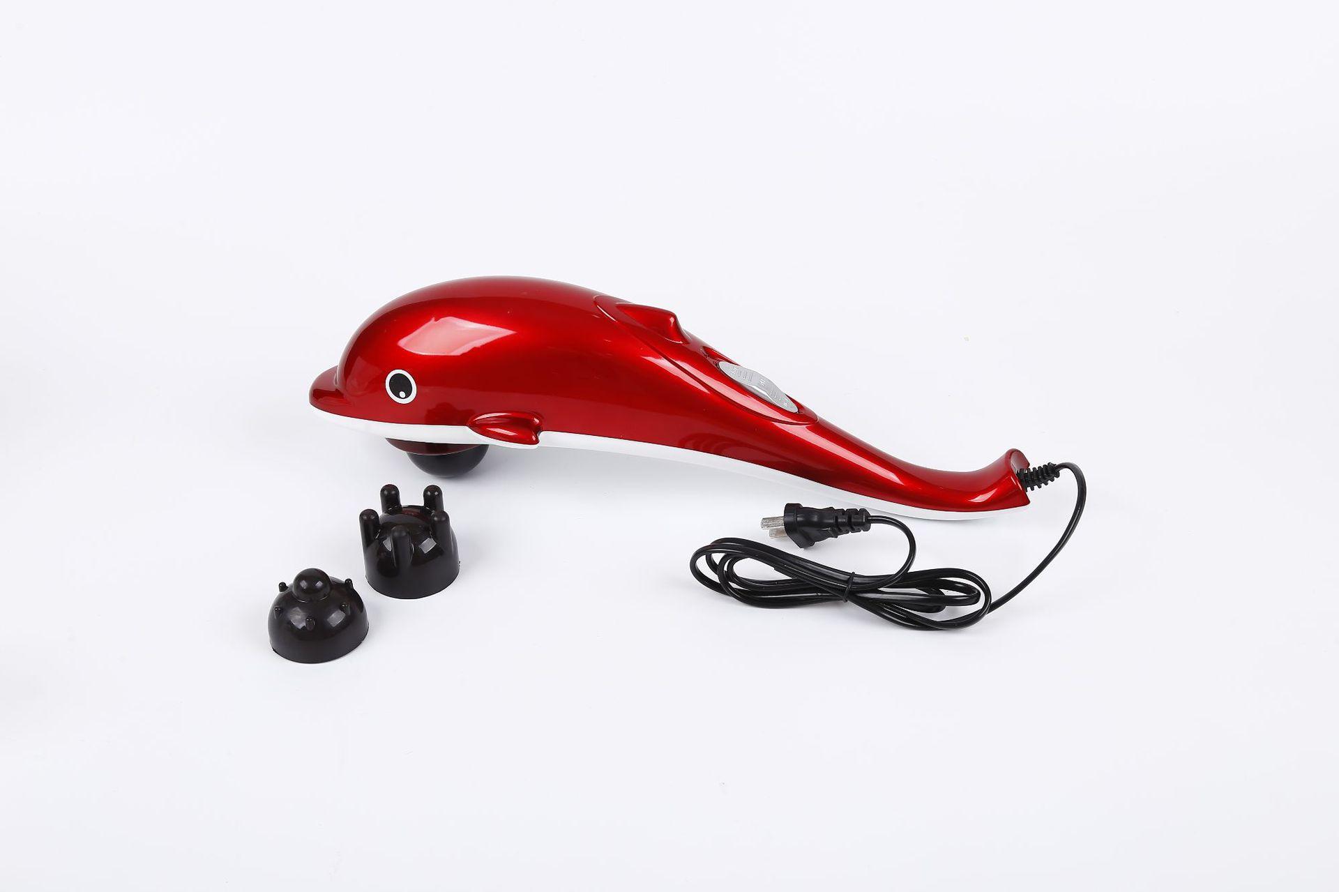 按摩棒多功能大海豚按摩器电动颈椎腰部肩腿部全身按摩捶锤背器