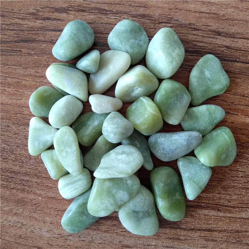 丹东绿 厂家长期供应丹东绿 水族造景用 绿色水磨石子