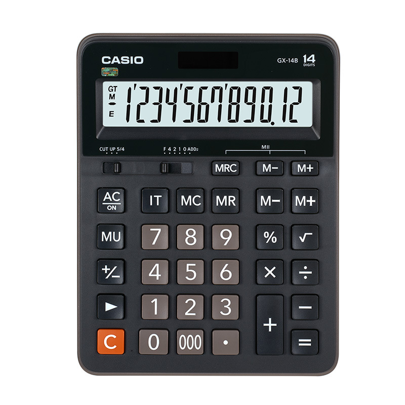 Authentic Casio GX-14B Calculator 14 Digits Large Key Duplicate Supply Desktop Office Computer