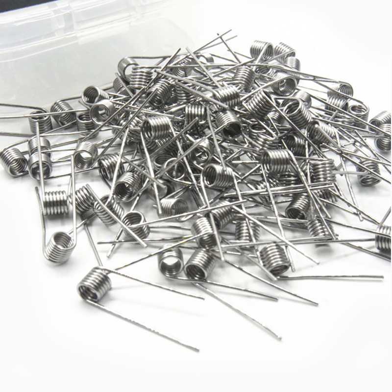 厂家直销bmtd电子烟a1成品发热丝 100颗装机绕单丝 大烟雾发热丝