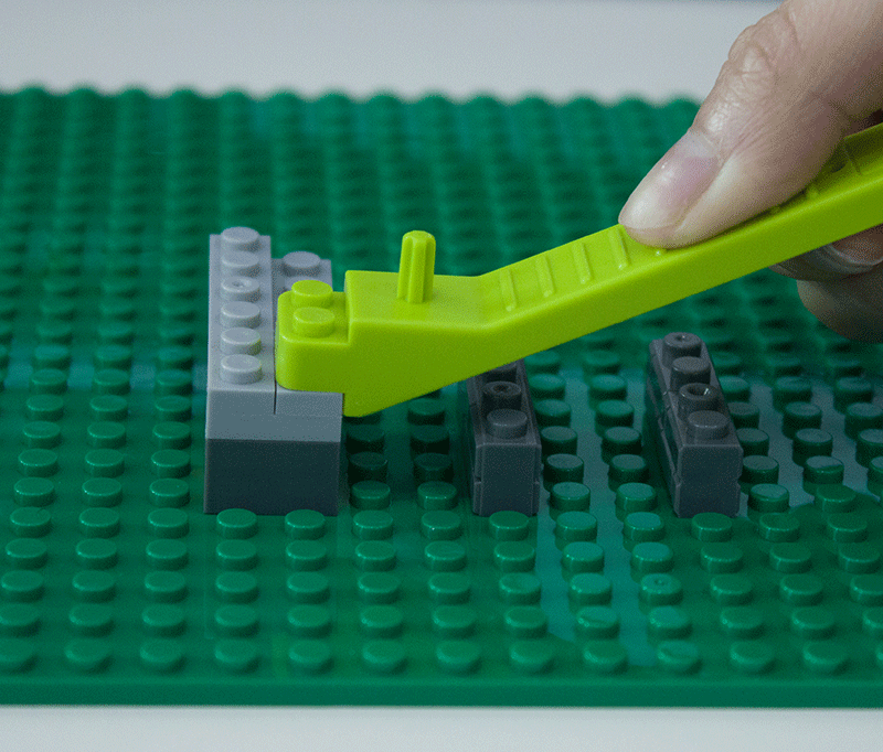 小颗粒积木专用辅助工具积木塑料拆件器起件器起砖器配件撬棒赠品-阿