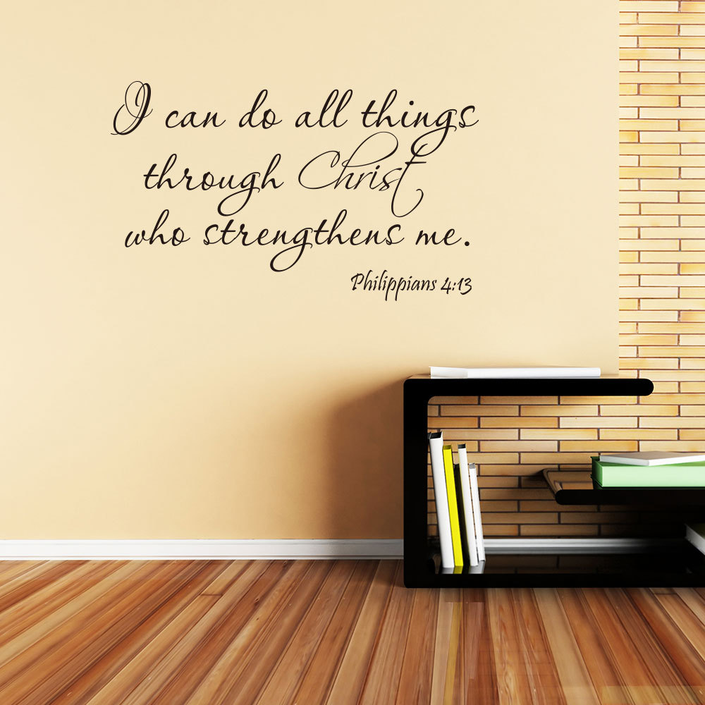 i can do is 英文箴言外贸厂家欧美箴言墙贴纸英文jzq007