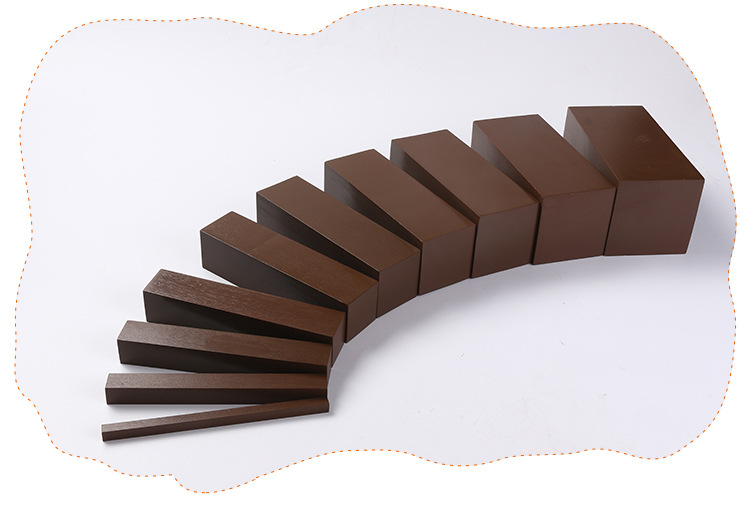 蒙台蒙特梭利教具棕色梯 蒙氏感官启蒙儿童专业版早教教具 幼儿园