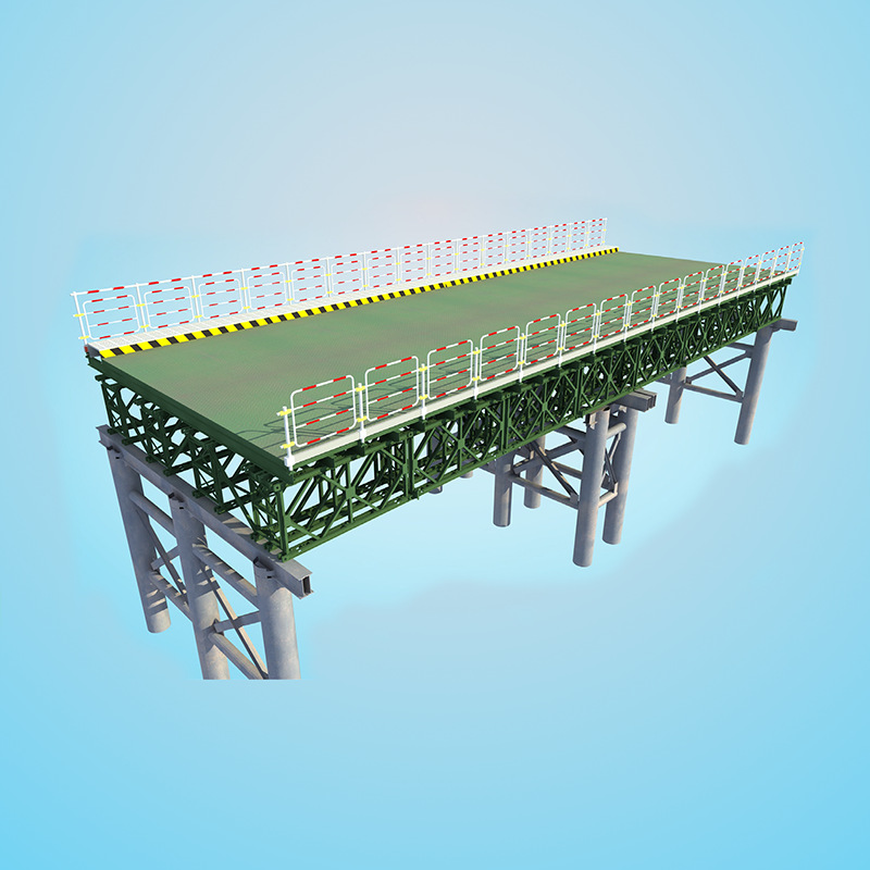 兴土桥梁 嘉兴 钢便桥安装 贝雷架安装 钢便桥生产 贝雷架施工