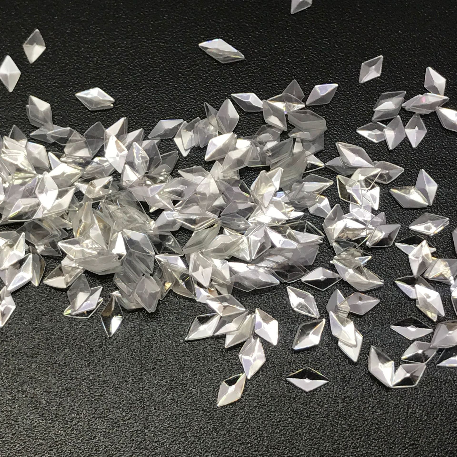 美甲饰品 亮片 12色3d立体菱形片