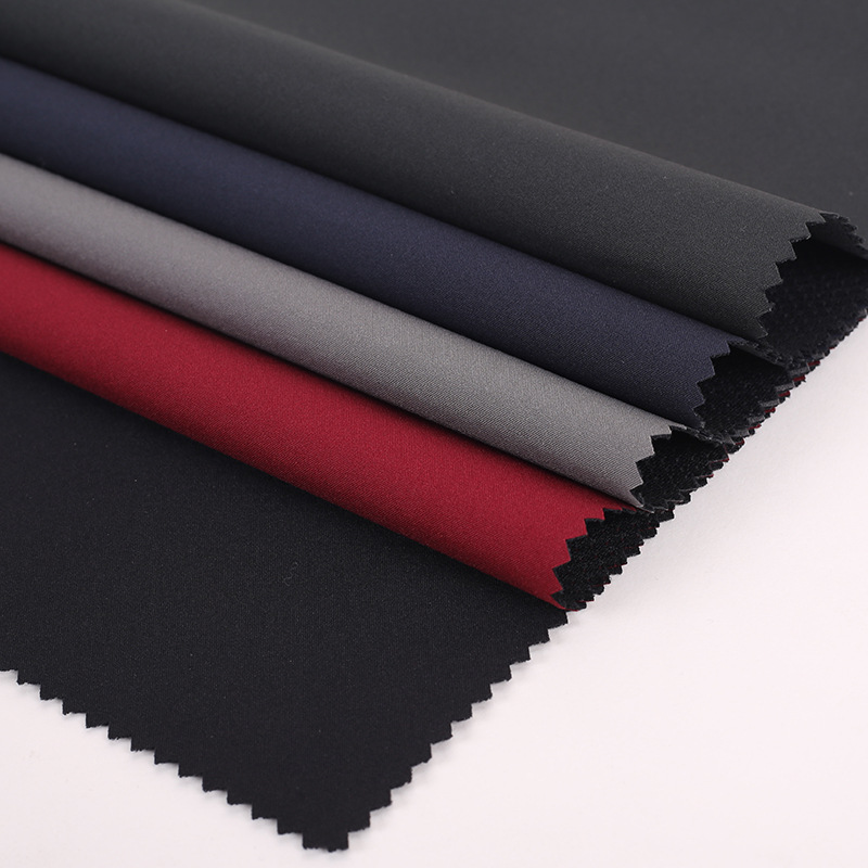 休闲高端夹克羽绒服棉服三合一高弹春亚纺复合凸点男装面料