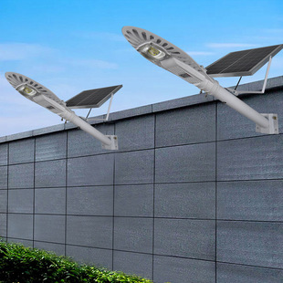 新款太阳能路灯 led50w太阳能庭院投光灯