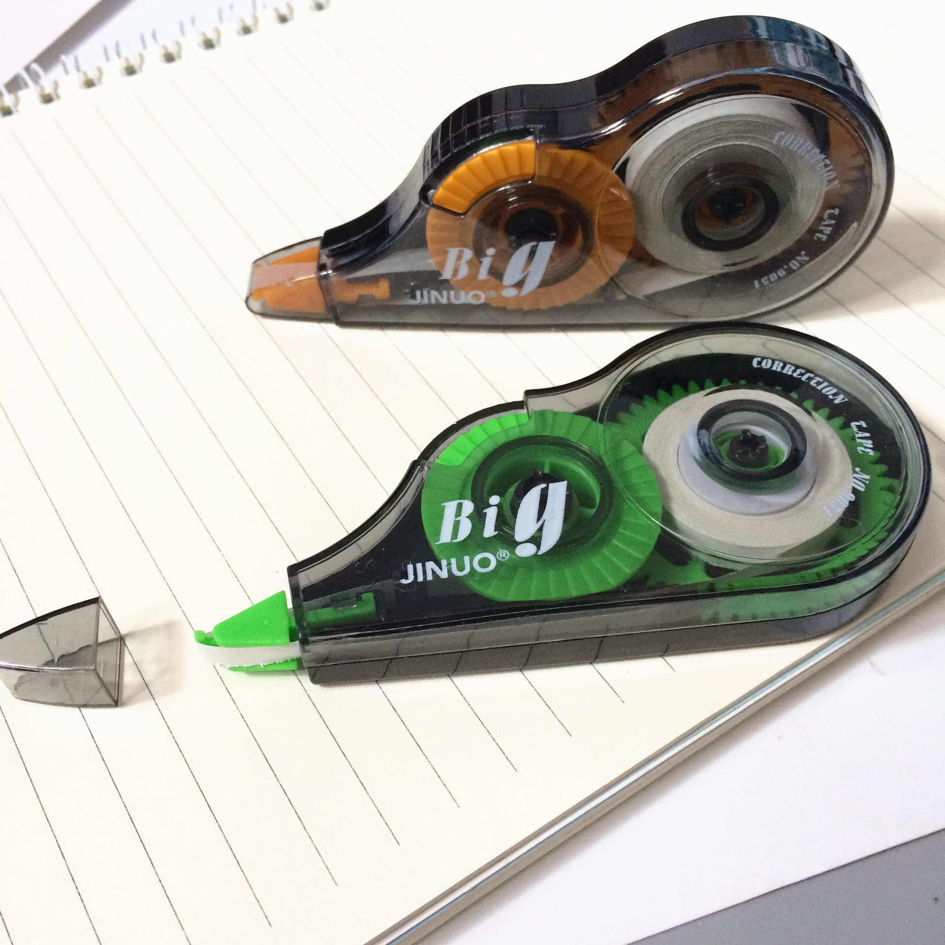 包邮 吉诺大容量修正带 学生改错涂改带 6个装办公改正带10米*6个