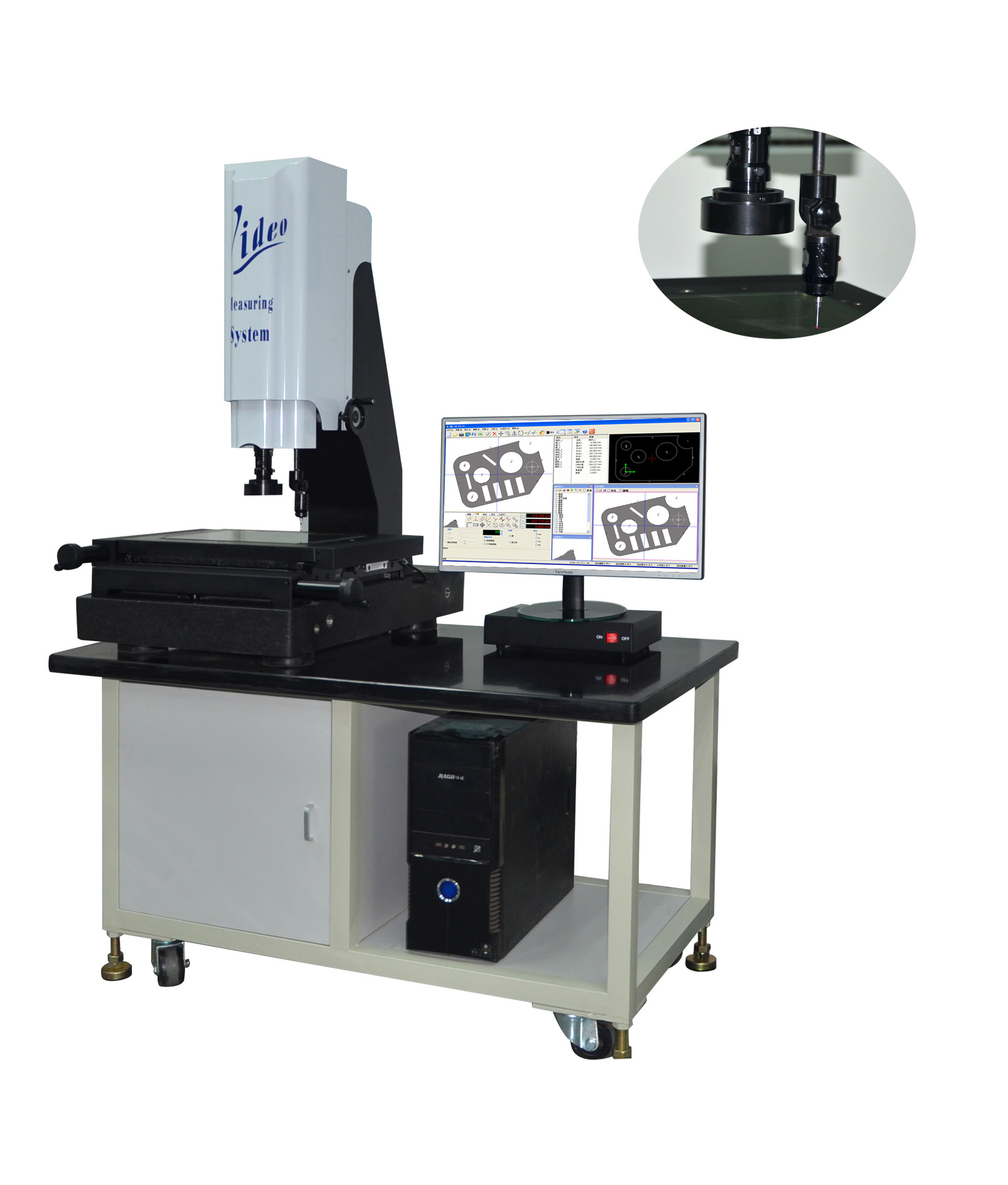 厂家精密25次元影像测量仪接触式二次元测量仪投影仪终身保固