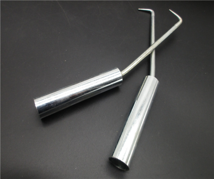 厂家直销 钢筋钩 钩子不锈钢钢筋钩子亮面镀铬双轴承扎钩量大可议