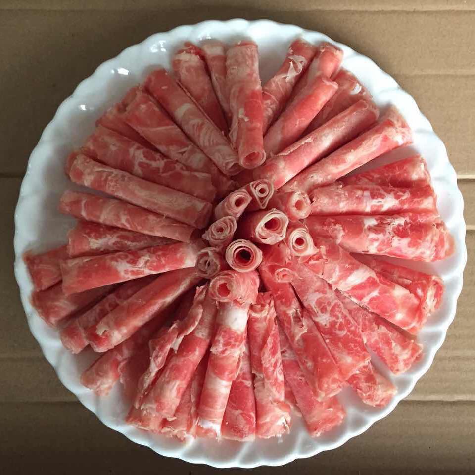 苏夫子大量批发冷冻原切进口澳洲雪花肥牛卷生鲜食品新鲜牛肉卷