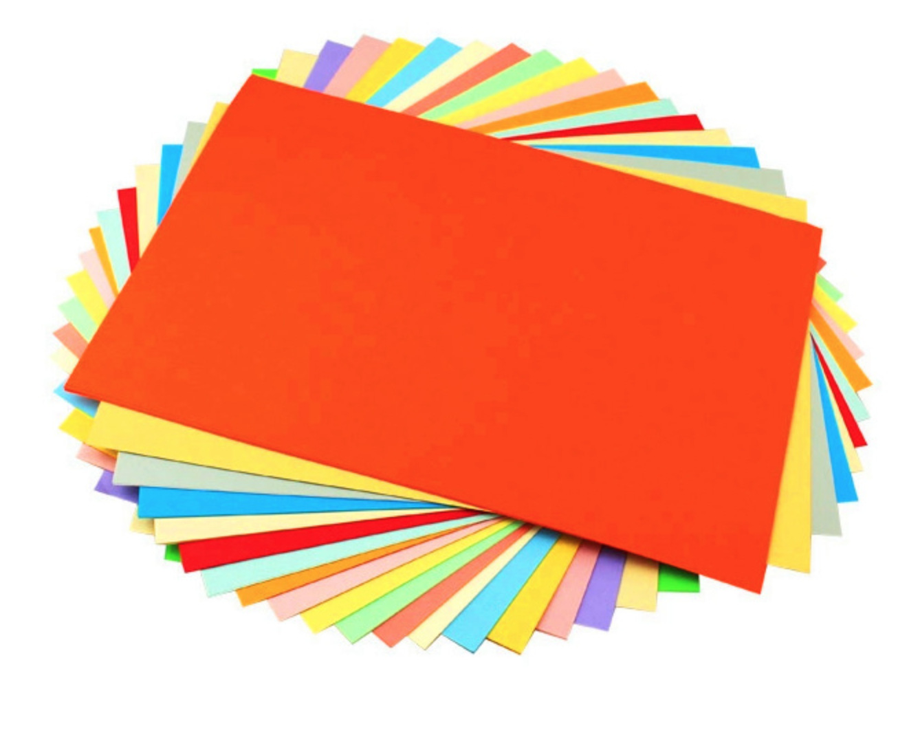 厂家直销千森彩色打印复印纸批发a4彩色纸100张手工折纸70克80克