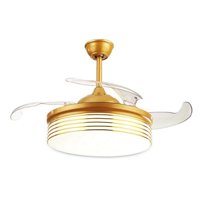 现代蓝牙led隐形扇风扇灯吊扇灯客厅家居餐厅卧室书房吊扇吊灯