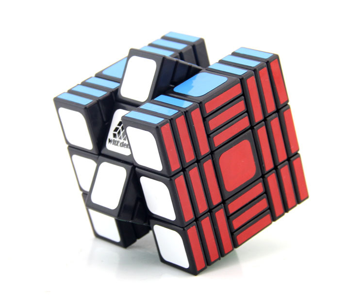 智力乐园337魔方黑色 益智科教黑底魔方 智力乐园魔方玩具批发